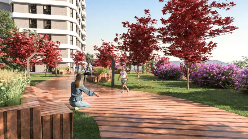 Family apartments with sea views in Kartal