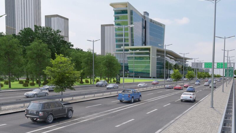 Unique tower in the ever changing Media Highway