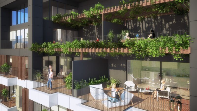 Unique twin towers on the coast with full sea and Island views