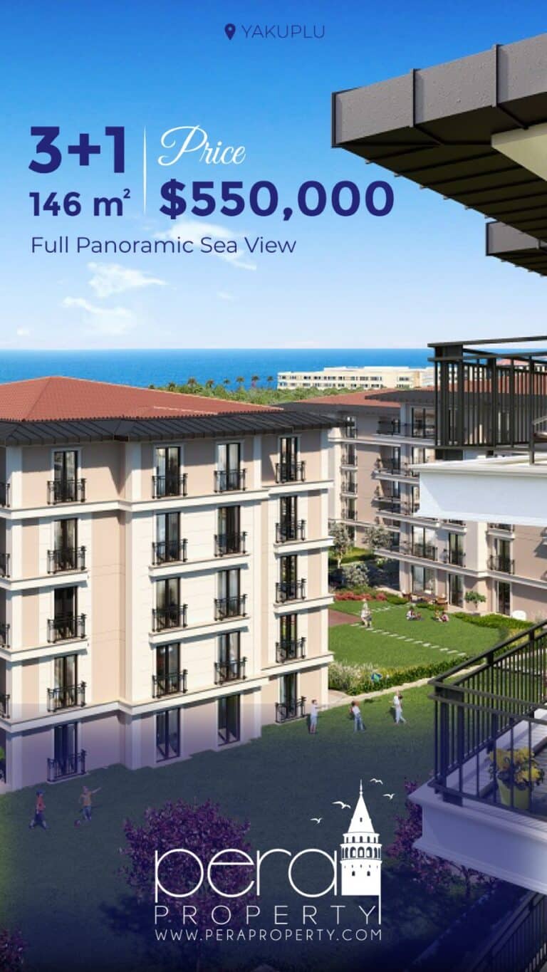 3 bed 146 sqm special offer at Deniz Istanbul, 550,000 USD