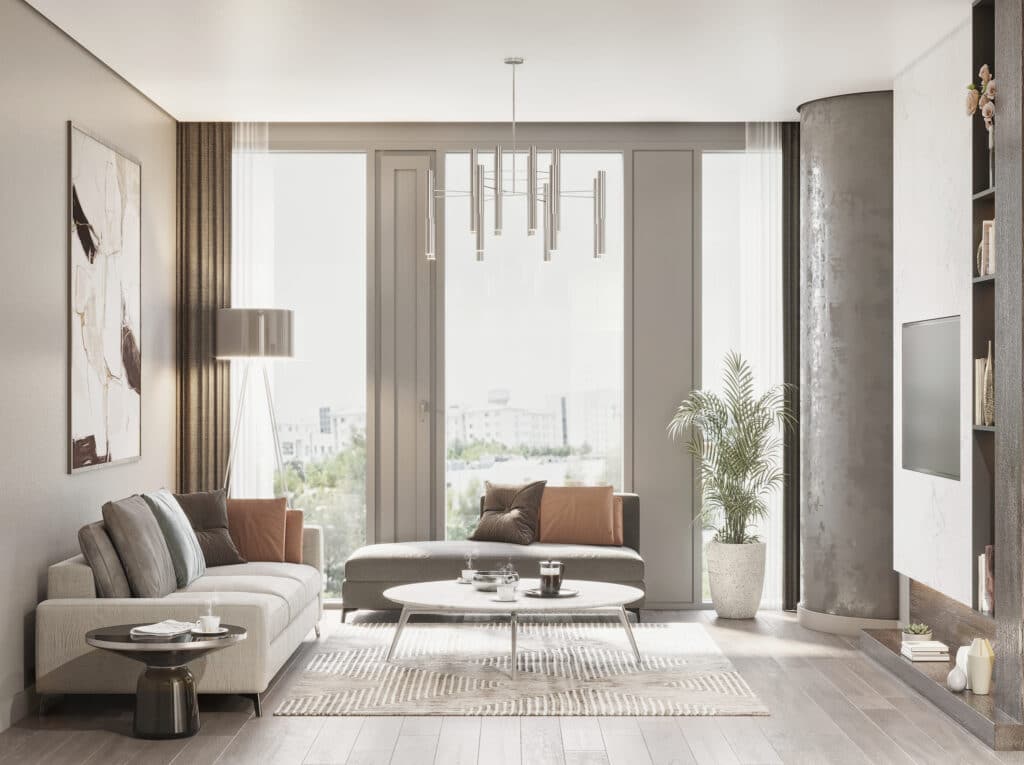 Kagithane investment apartments for sale interiors one bed