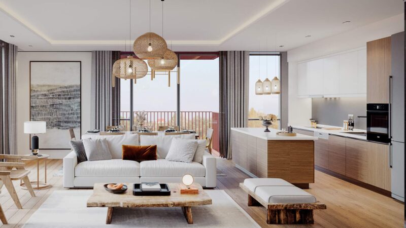 Lake view residence apartments in Kucukcekmece Istanbul (8)