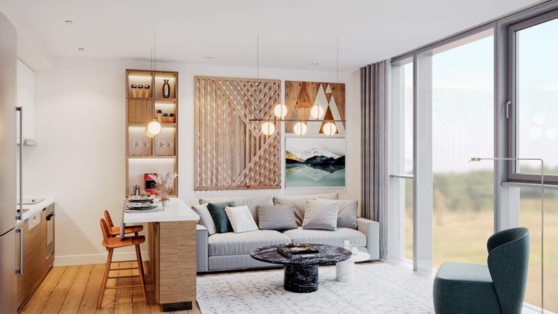 Lake view residence apartments in Kucukcekmece Istanbul (8)