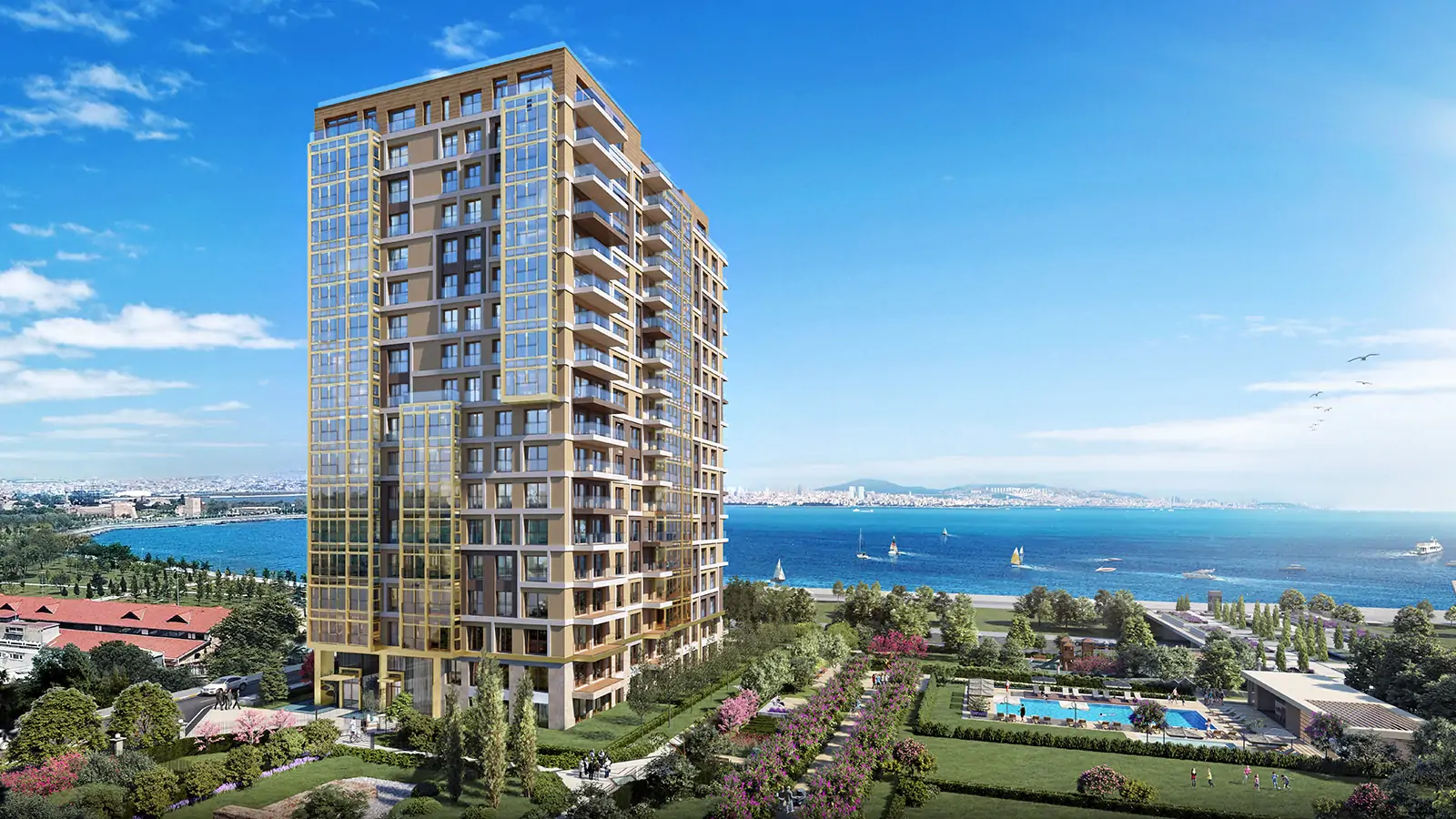 Fendi Istanbul building with full sea views