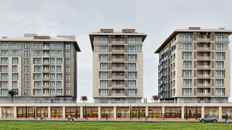 Apartments in the popular West Istanbul Marina zone