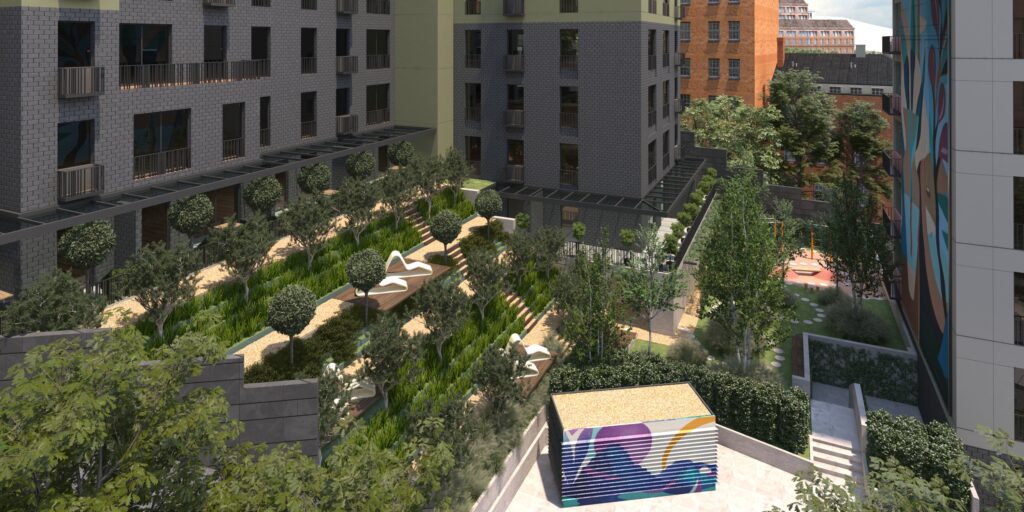 Investment apartments in the business district of Levent