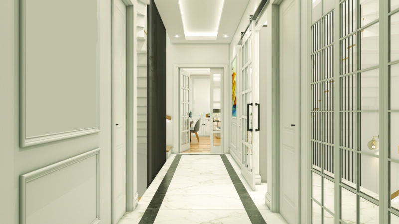 Townhouses in green Bahcesehir