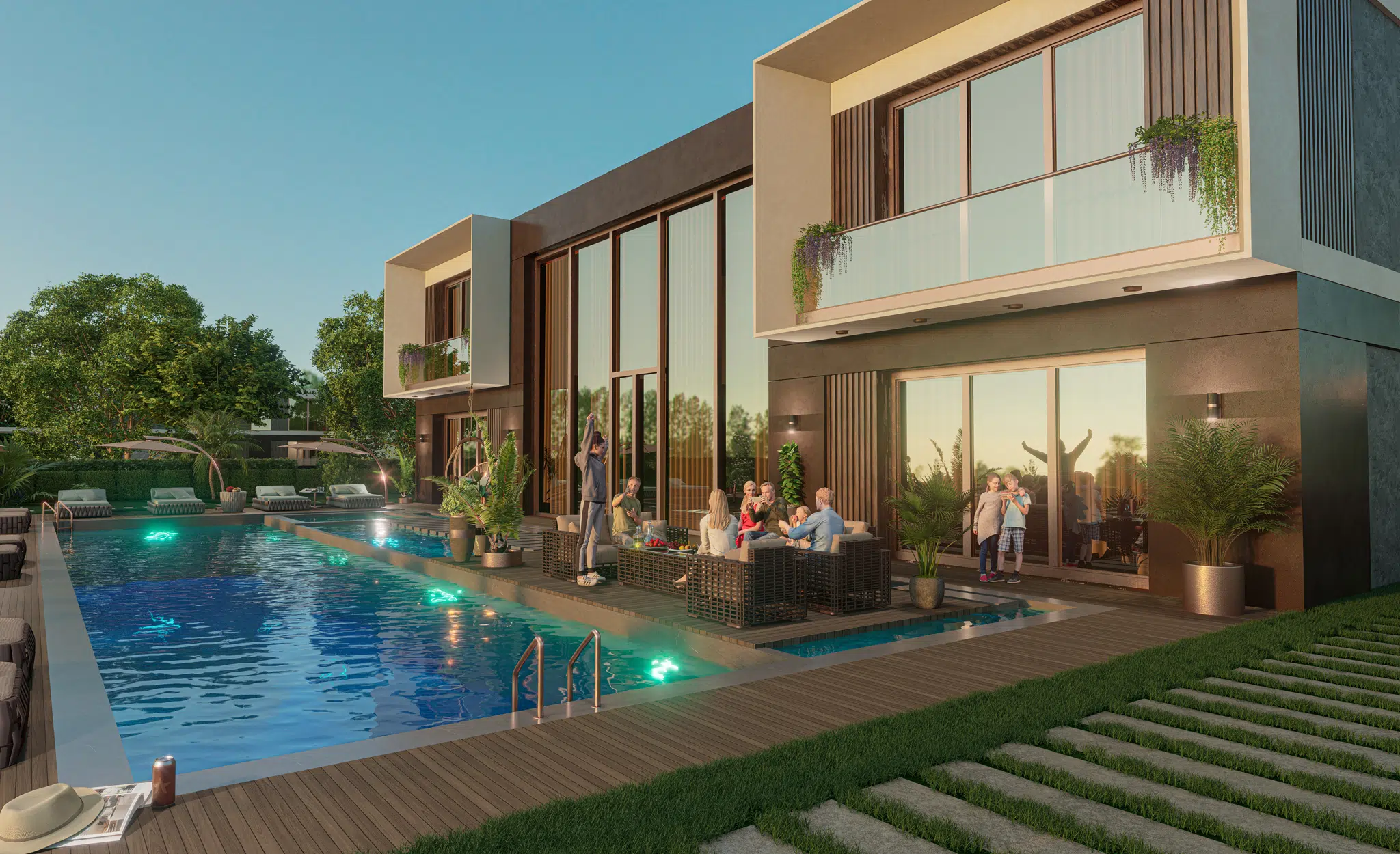 Huge villa compound in the "Tuscany" of Istanbul