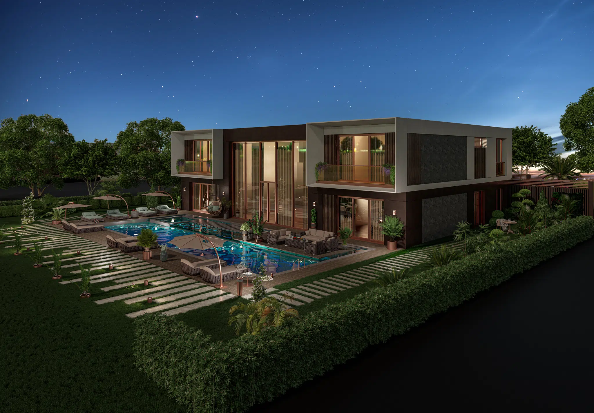 Huge villa compound in the "Tuscany" of Istanbul
