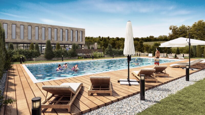 Peaceful villa compound in the hills of Bahcesehir