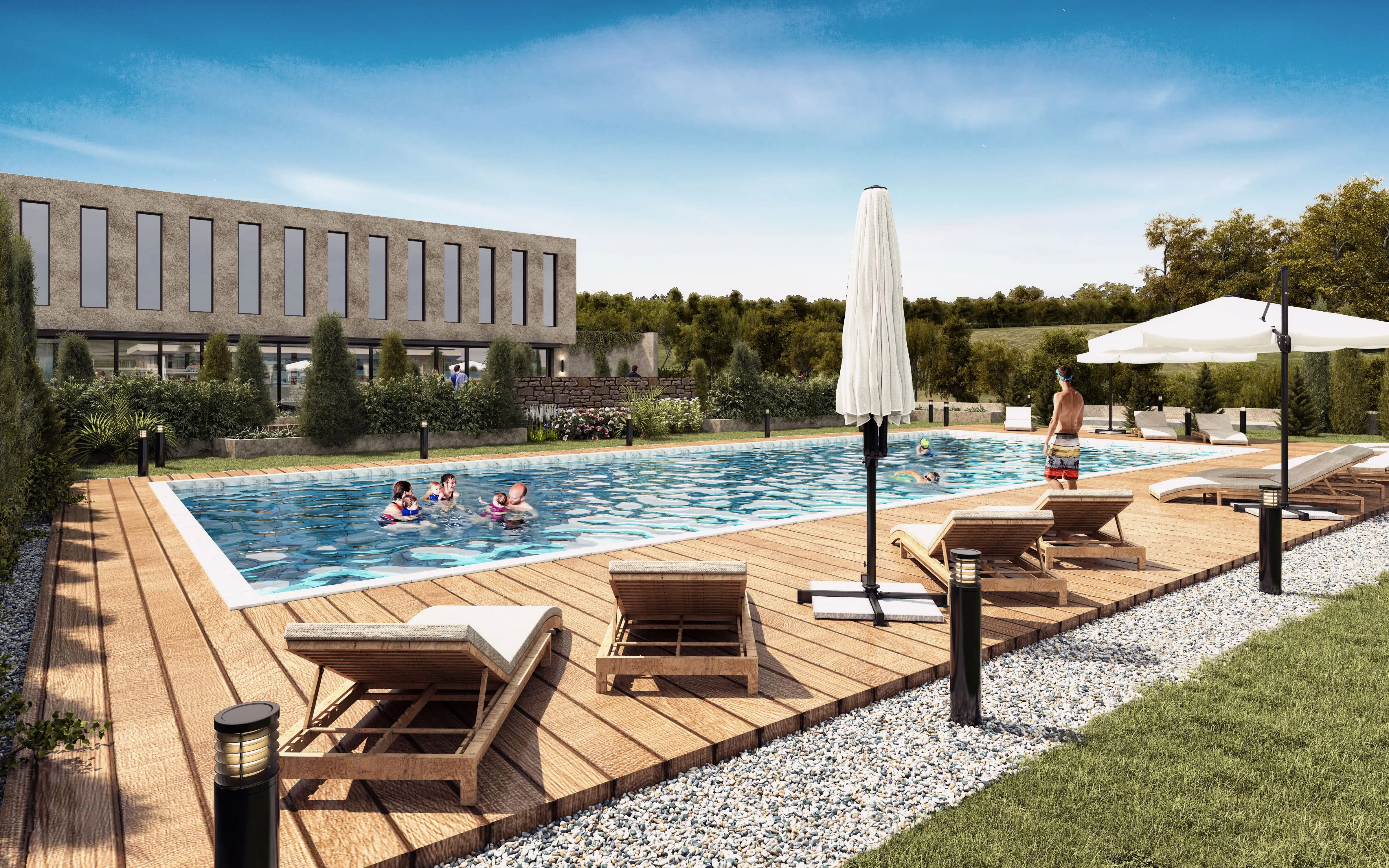 Peaceful villa compound in the hills of Bahcesehir
