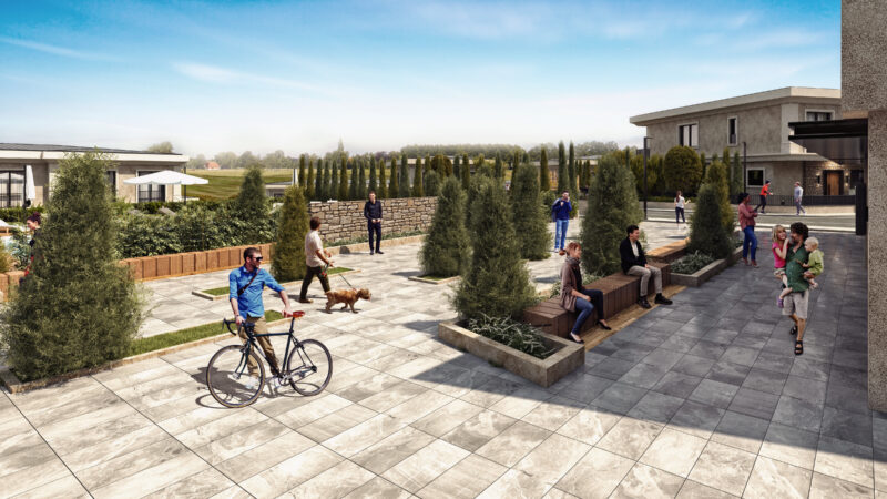 Peaceful villa compound in the hills of Bahcesehir