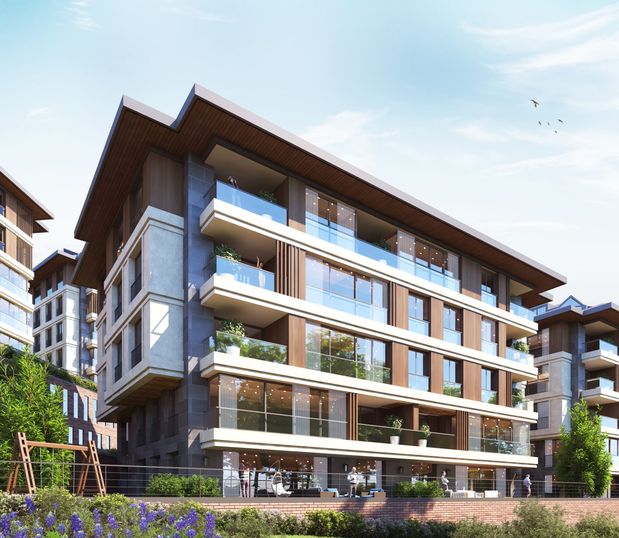 Bosphorus family apartments atop the historic Camlica hill