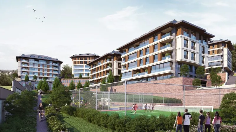 Bosphorus family apartments atop the historic Camlica hill