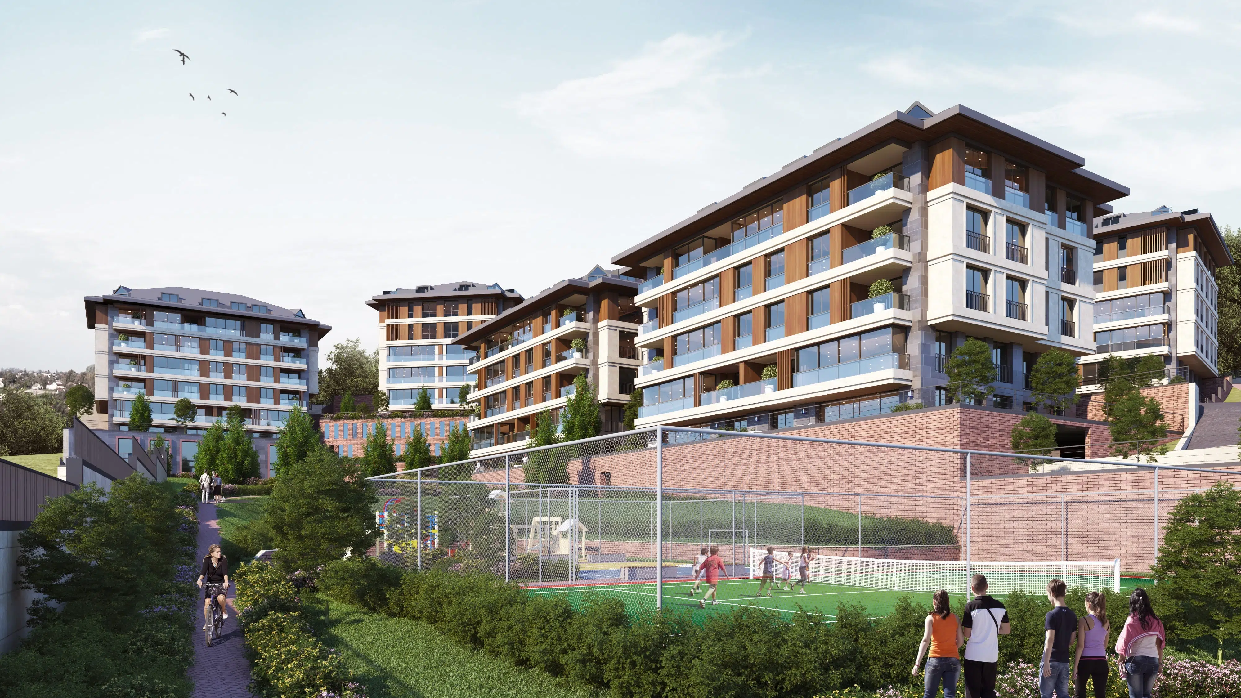 Bosphorus family apartments atop the historic Camlica hill