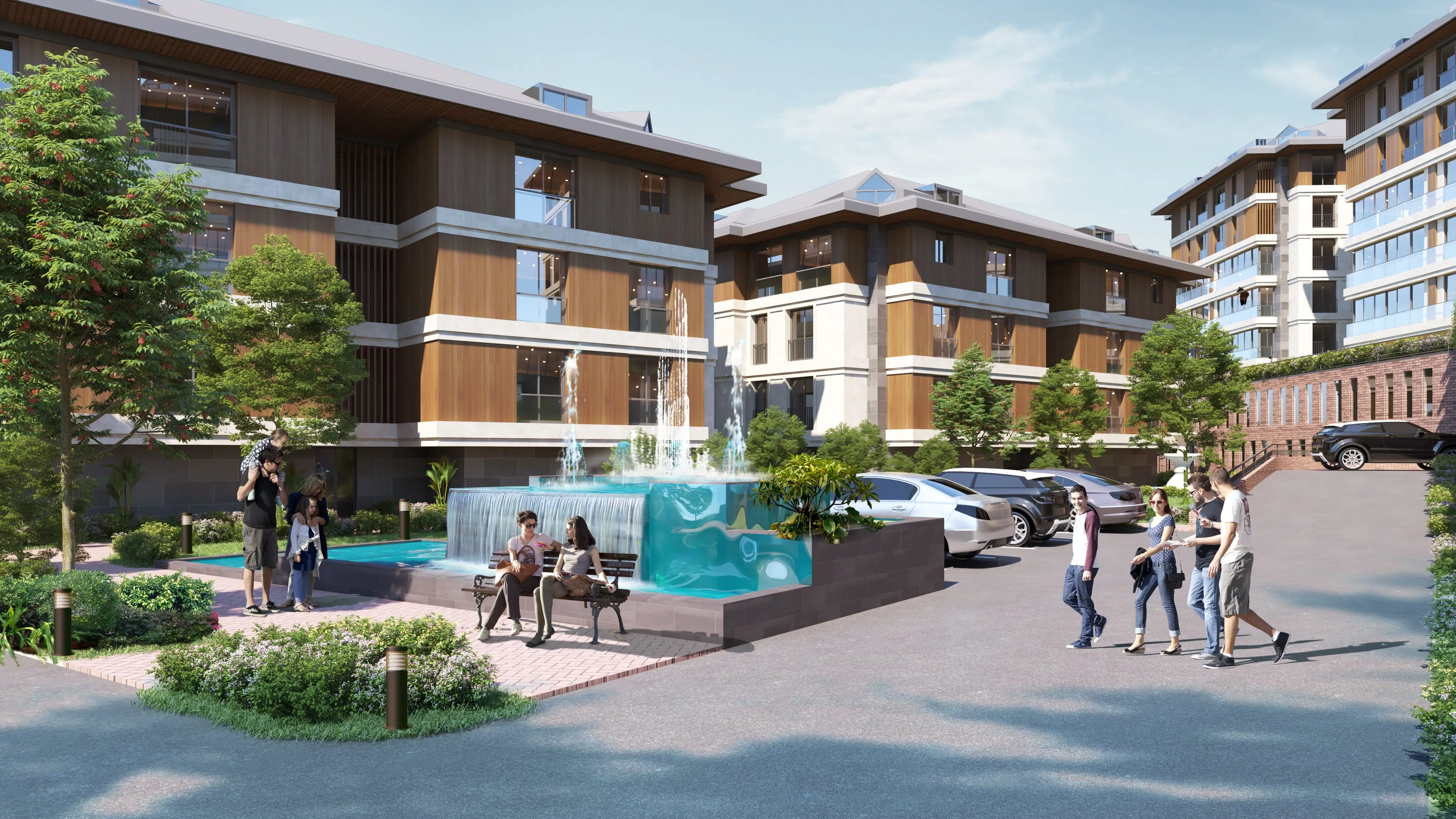 Bosphorus family apartments atop the historic Camlica hill