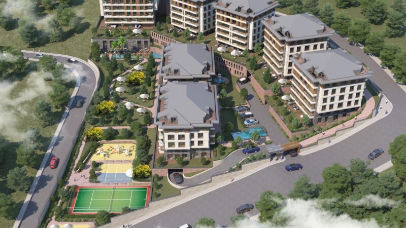 Bosphorus family apartments atop the historic Camlica hill