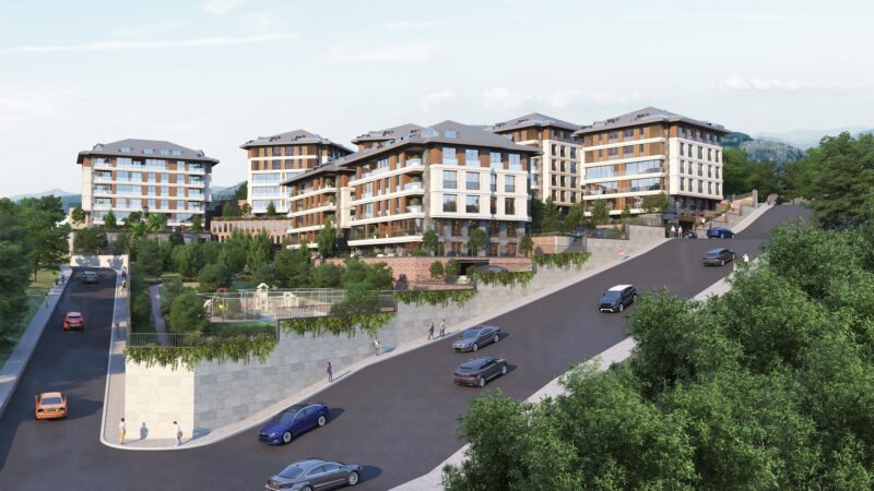 Bosphorus family apartments atop the historic Camlica hill