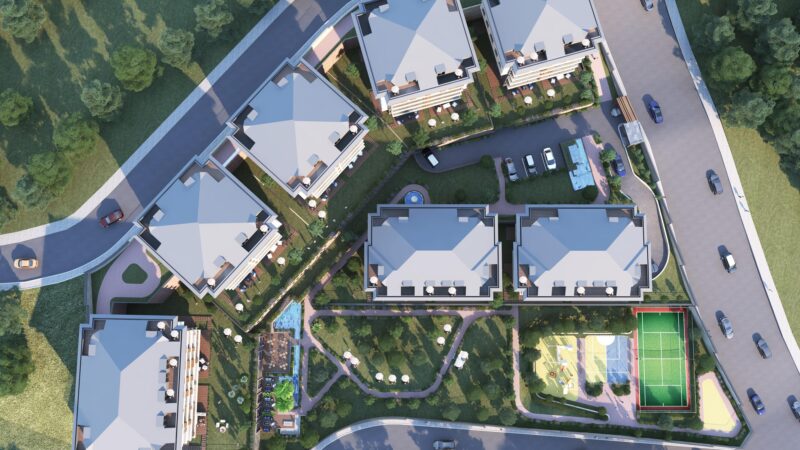 Bosphorus family apartments atop the historic Camlica hill