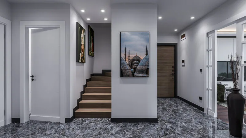 Cengelkoy valley apartments in family compound