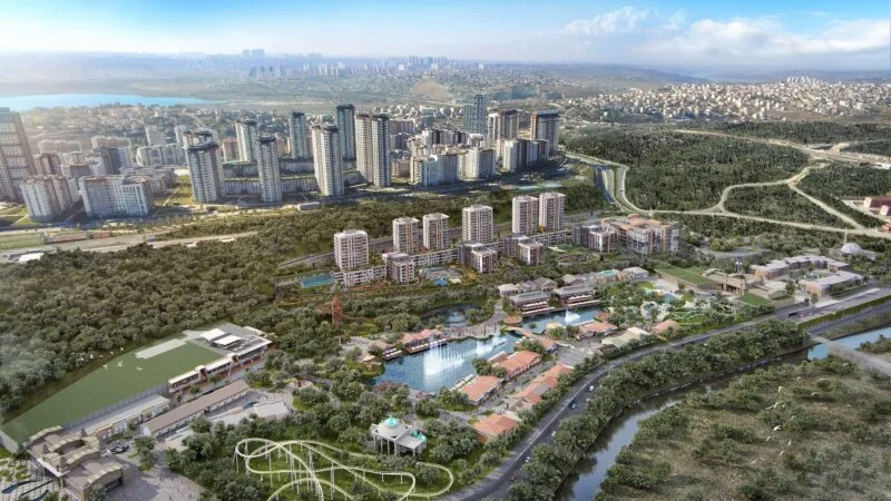 3 bed apartment in the famous TEMA Bahce project in Atakent