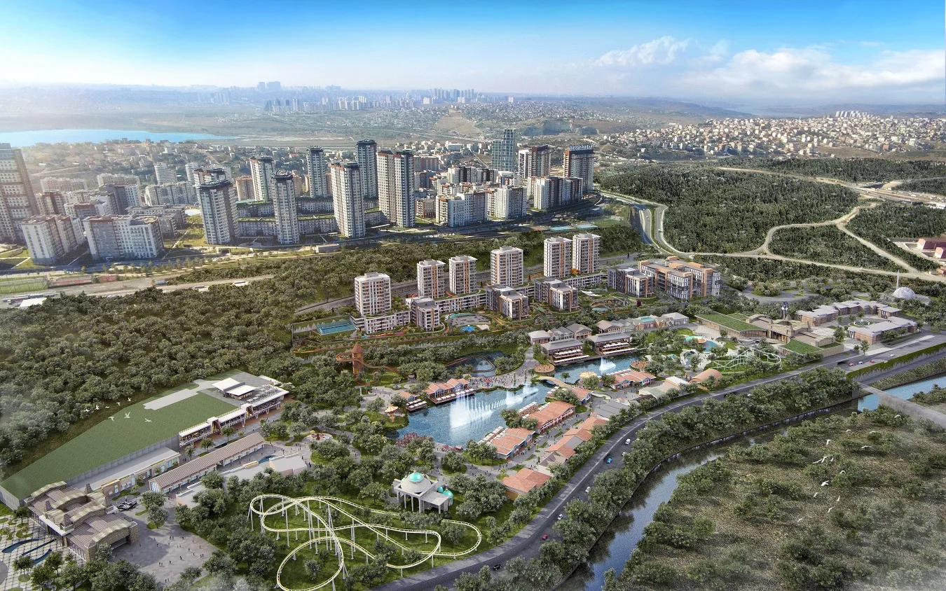 TEMA Bahce as seen from drone footage