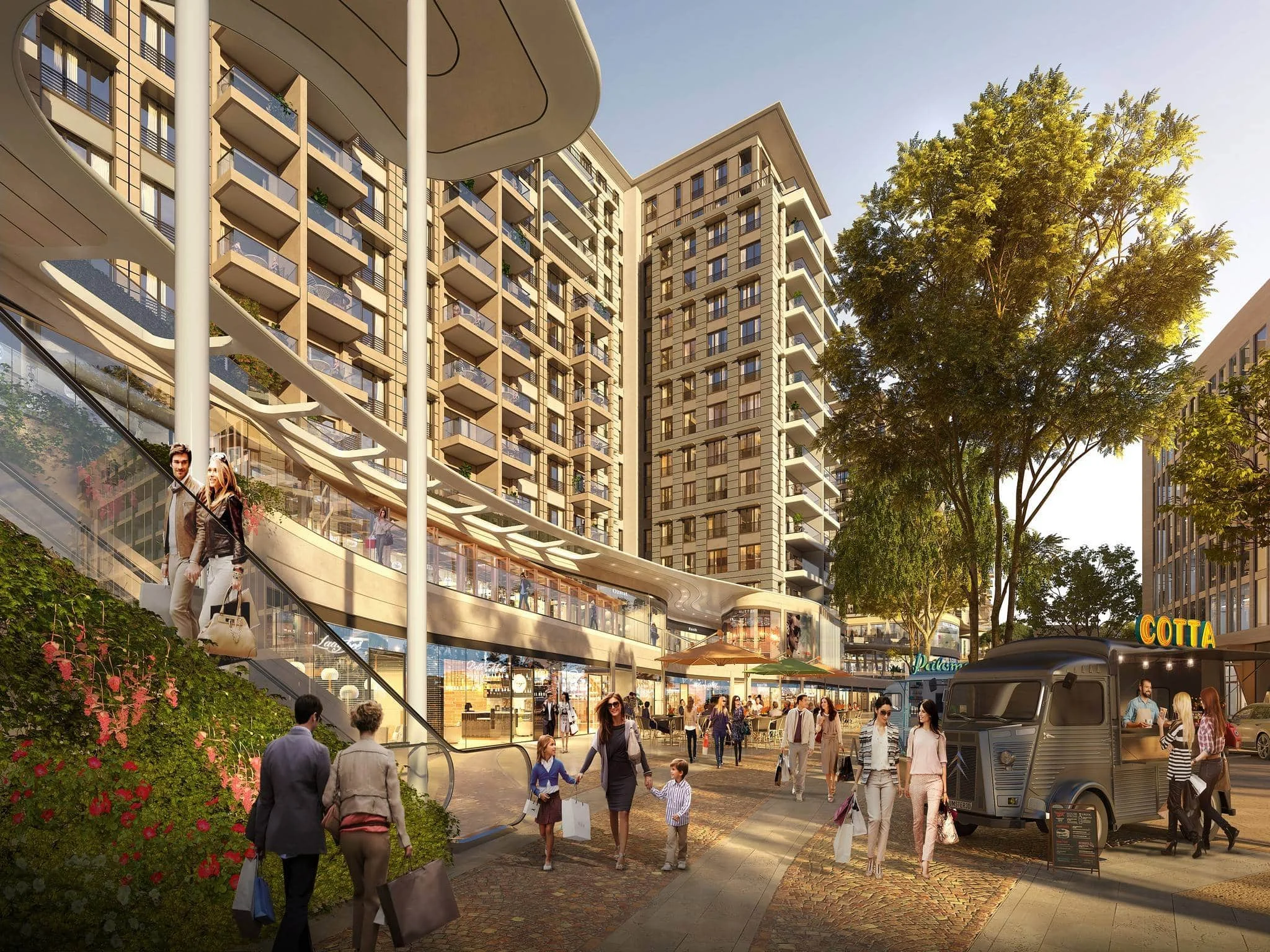 Mall – residence – hotel at the crossroads of Istanbul