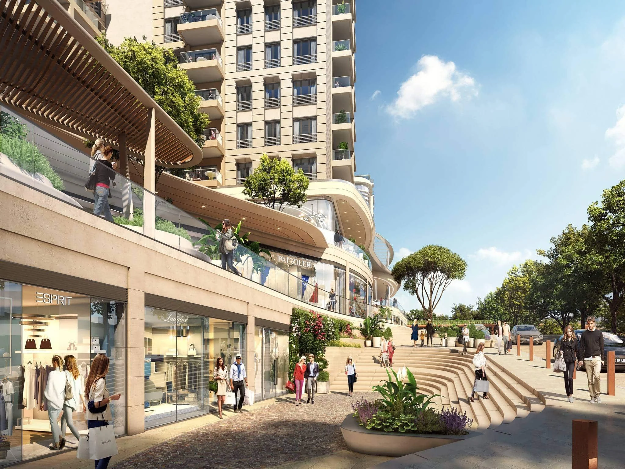 Mall – residence – hotel at the crossroads of Istanbul