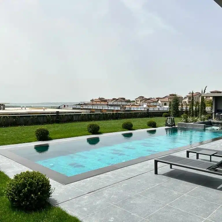 Luxury villas in the villa suburb of Istanbul