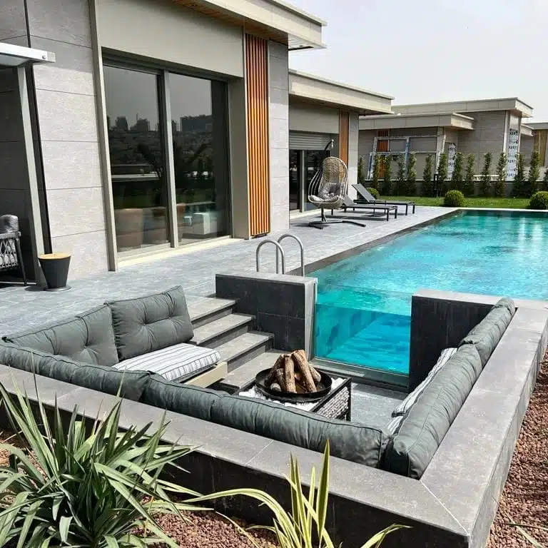 Luxury villas in the villa suburb of Istanbul