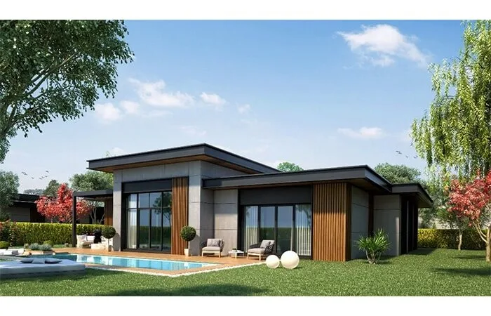 Luxury villas in the villa suburb of Istanbul