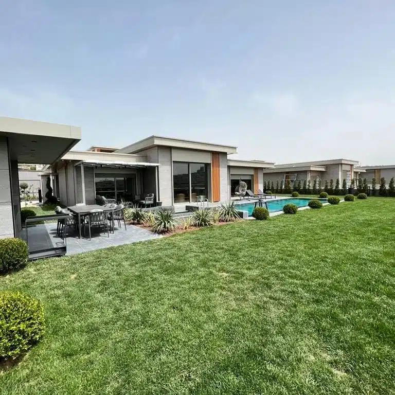 Luxury villas in the villa suburb of Istanbul