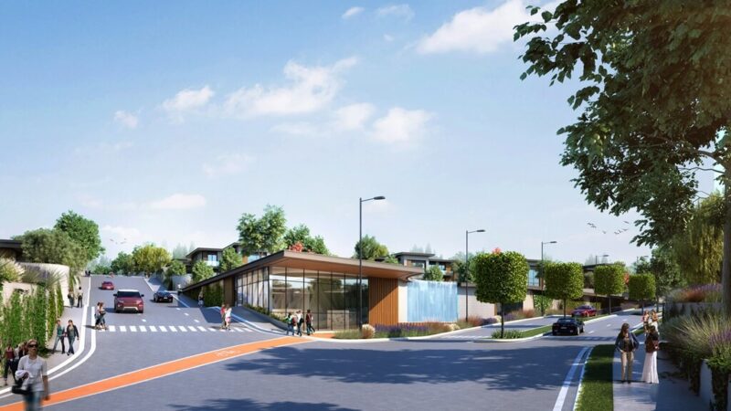 Luxury villas in the villa suburb of Istanbul