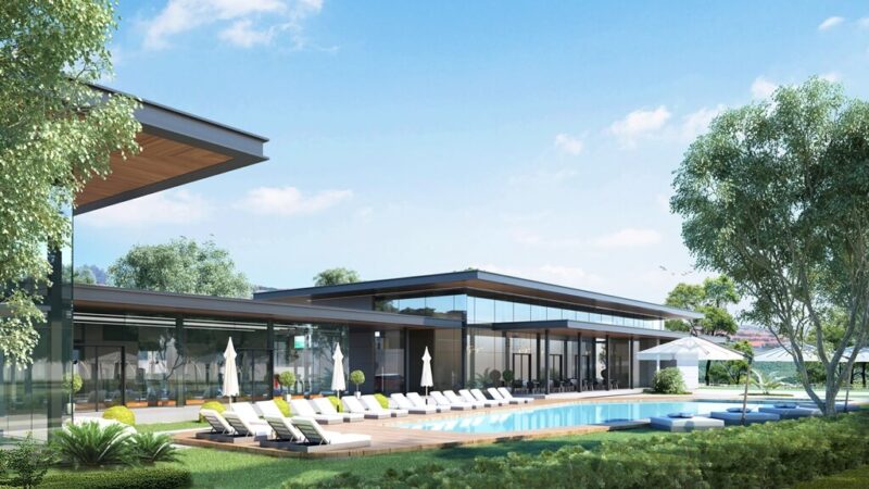 Luxury villas in the villa suburb of Istanbul