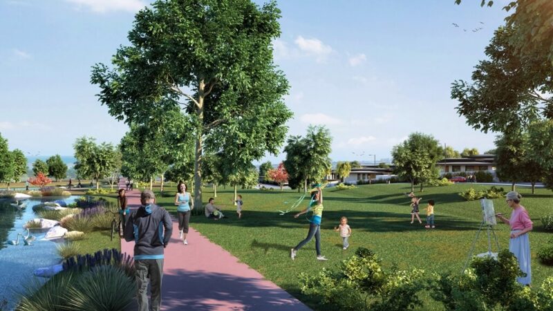 Luxury villas in the villa suburb of Istanbul