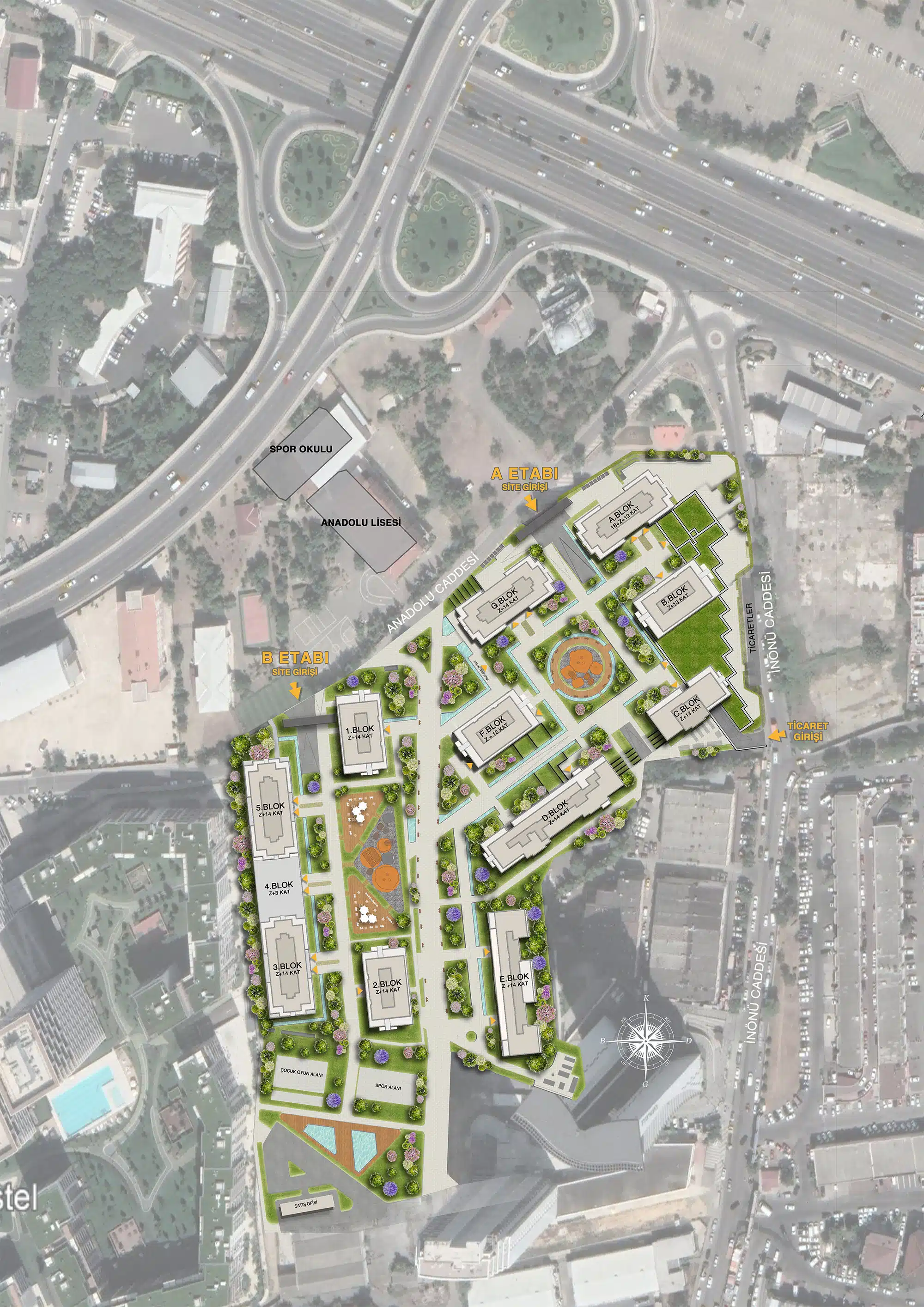 A landmark compound for super modern Kartal
