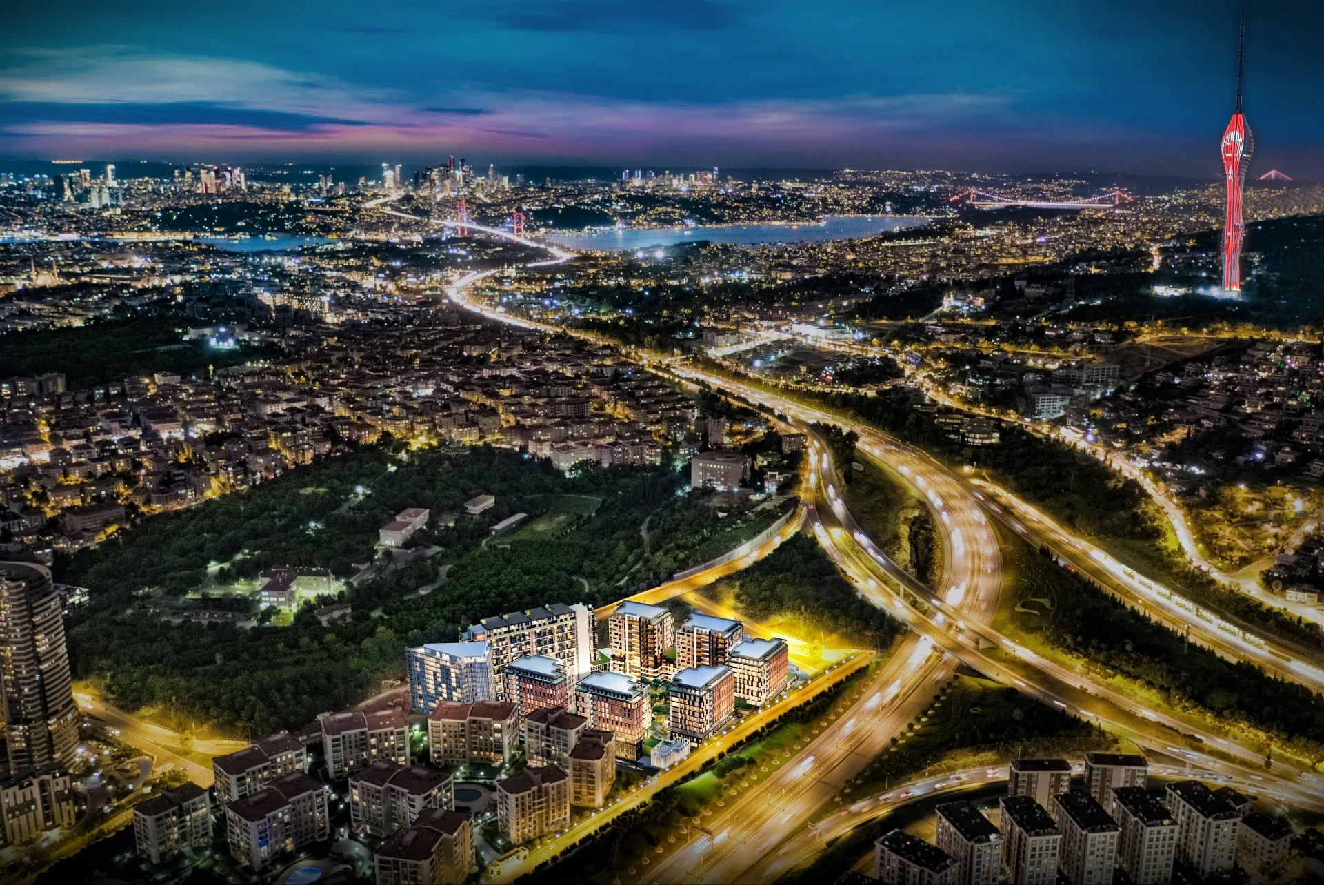 Premium compound in Istanbul's upmarket neighbourhood of Acibadem