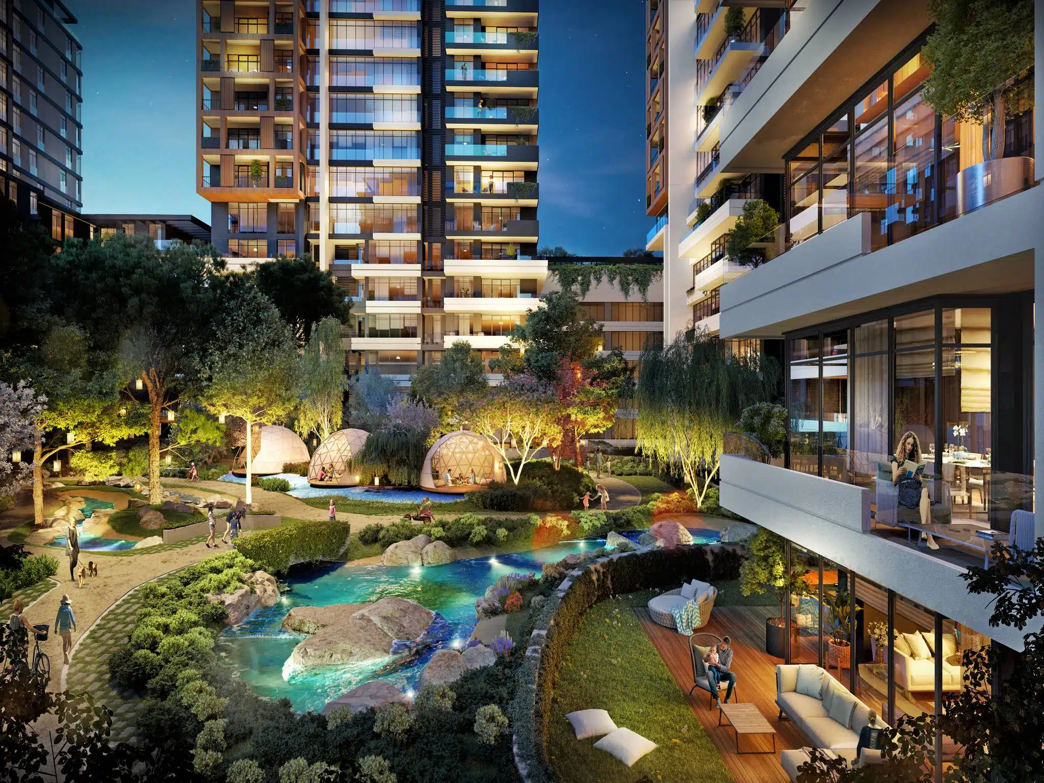 Premium compound in Istanbul's upmarket neighbourhood of Acibadem
