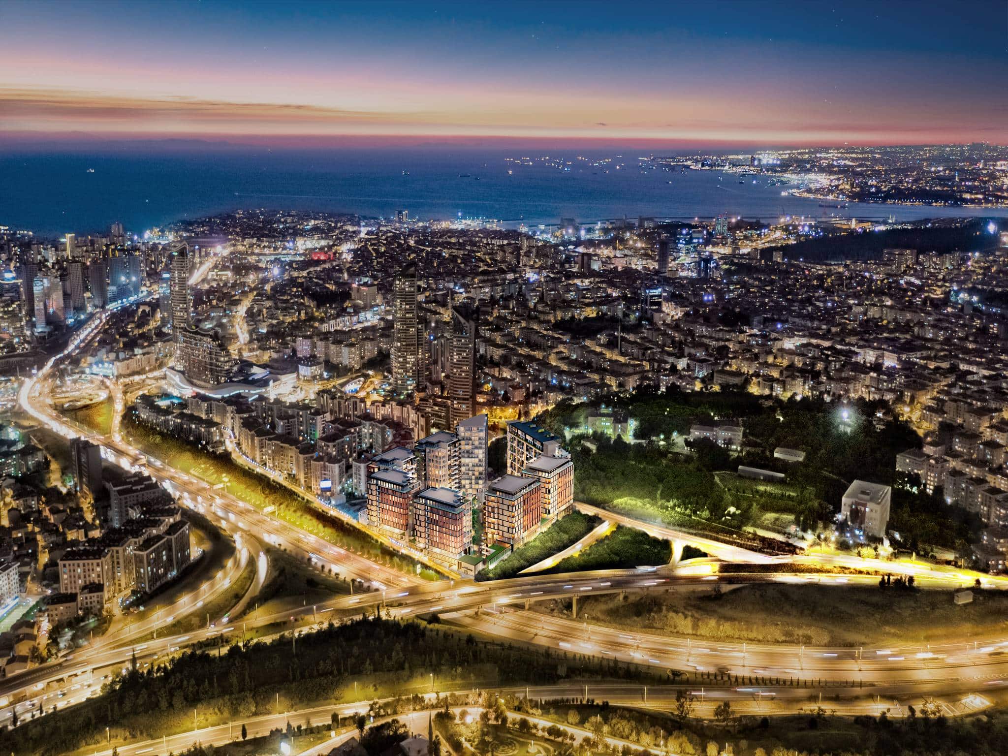 Premium compound in Istanbul's upmarket neighbourhood of Acibadem