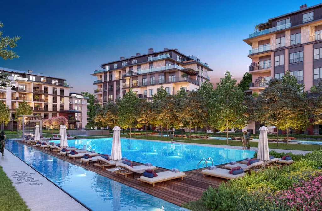 Countryside apartments in Istanbul’s business zone!