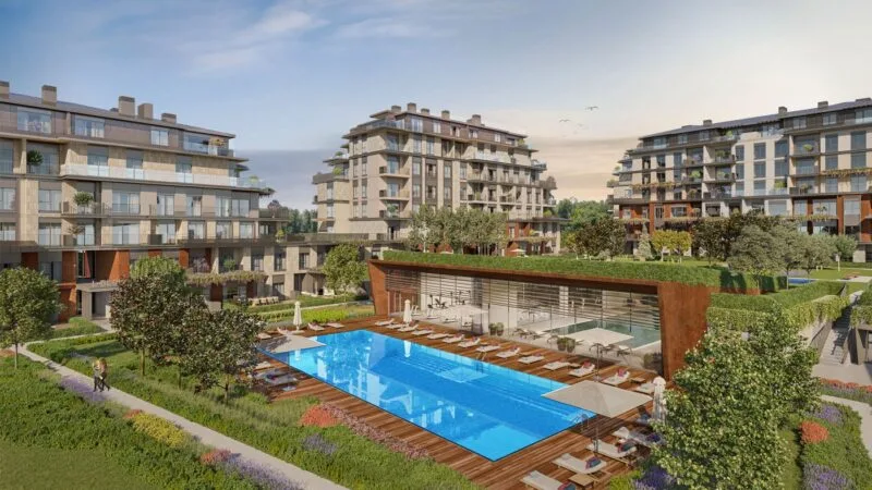 Countryside apartments in Istanbul’s business zone!