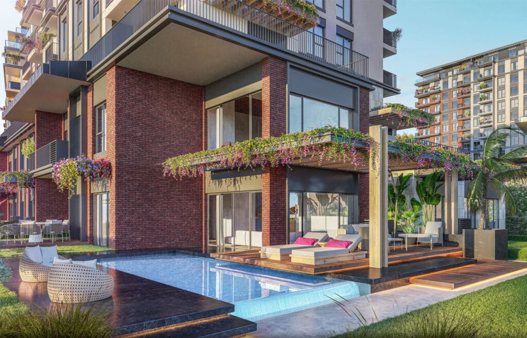Countryside apartments in Istanbul’s business zone!