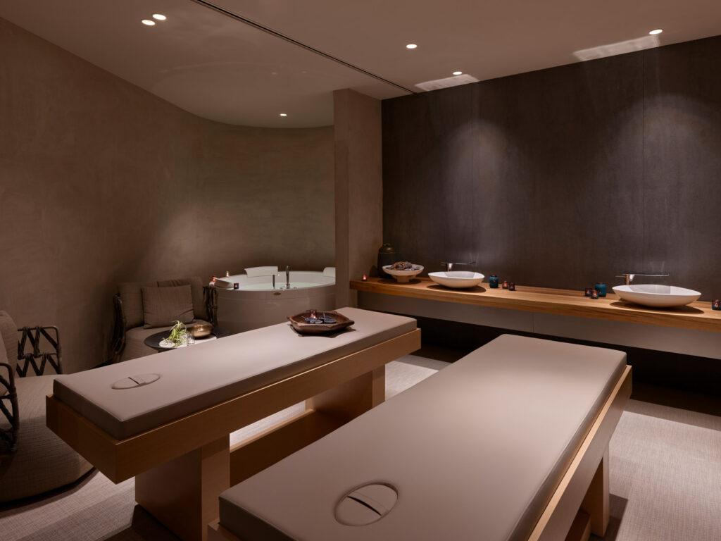 Spa and massage room