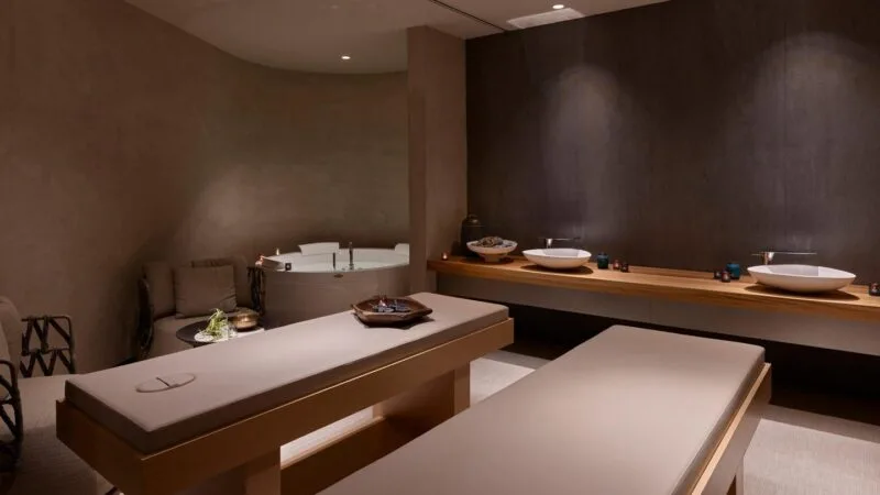 Spa and massage room