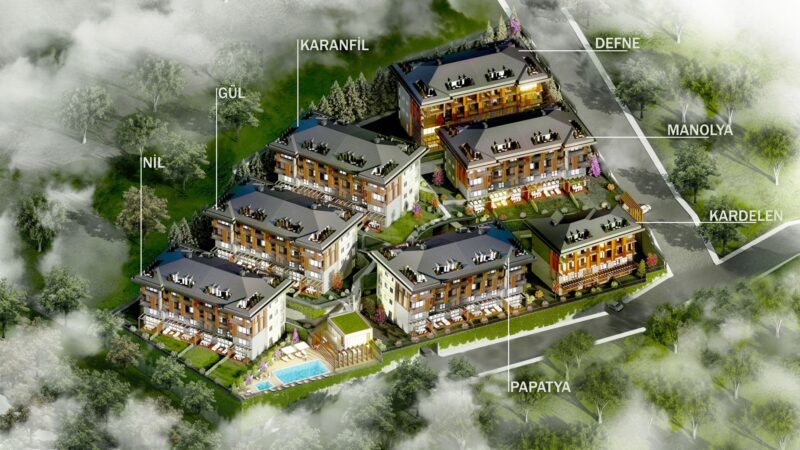 Luxurious forest view apartments in the hills of Sariyer