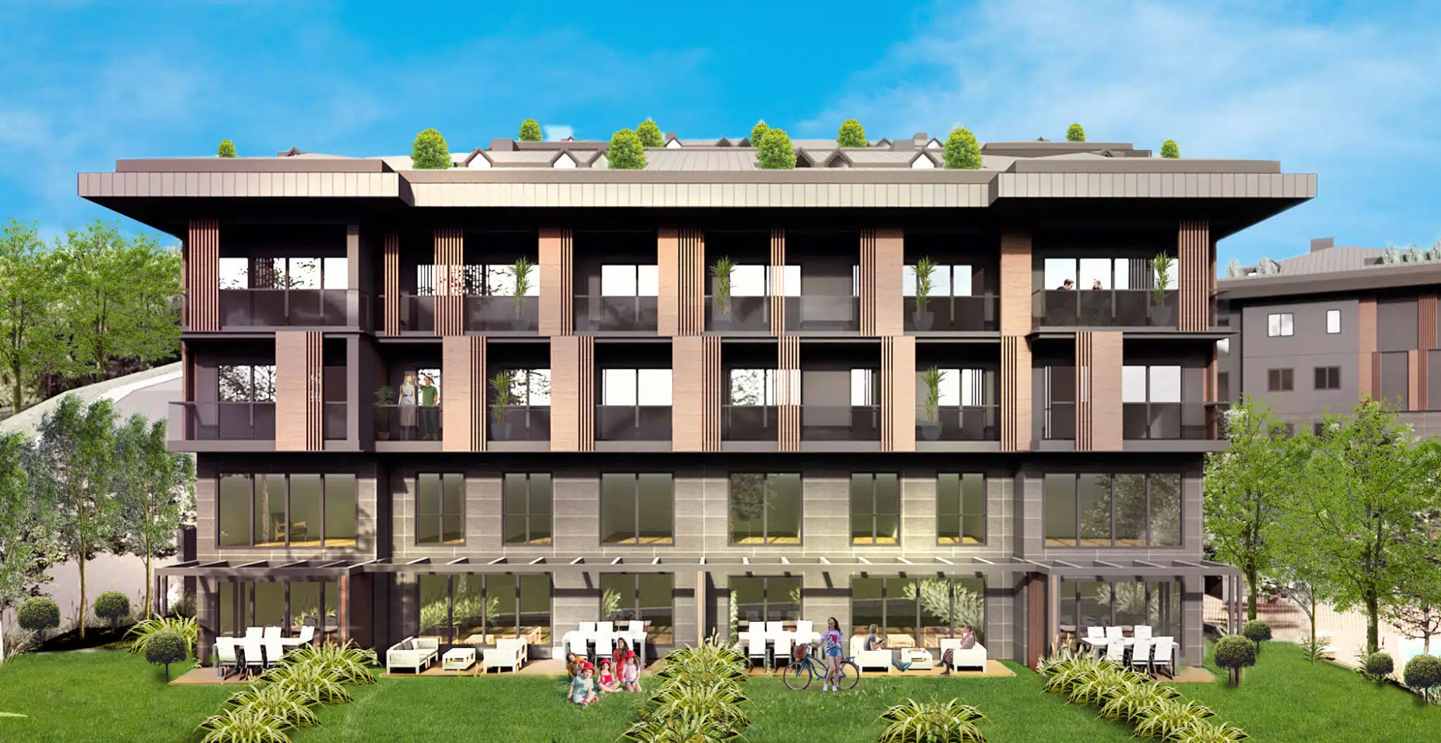 Apartment compound in the forests of Sariyer