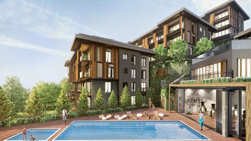 Luxurious forest view apartments in the hills of Sariyer