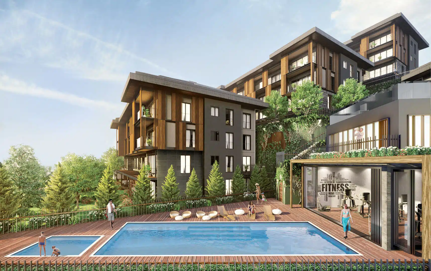 Apartment compound in the forests of Sariyer