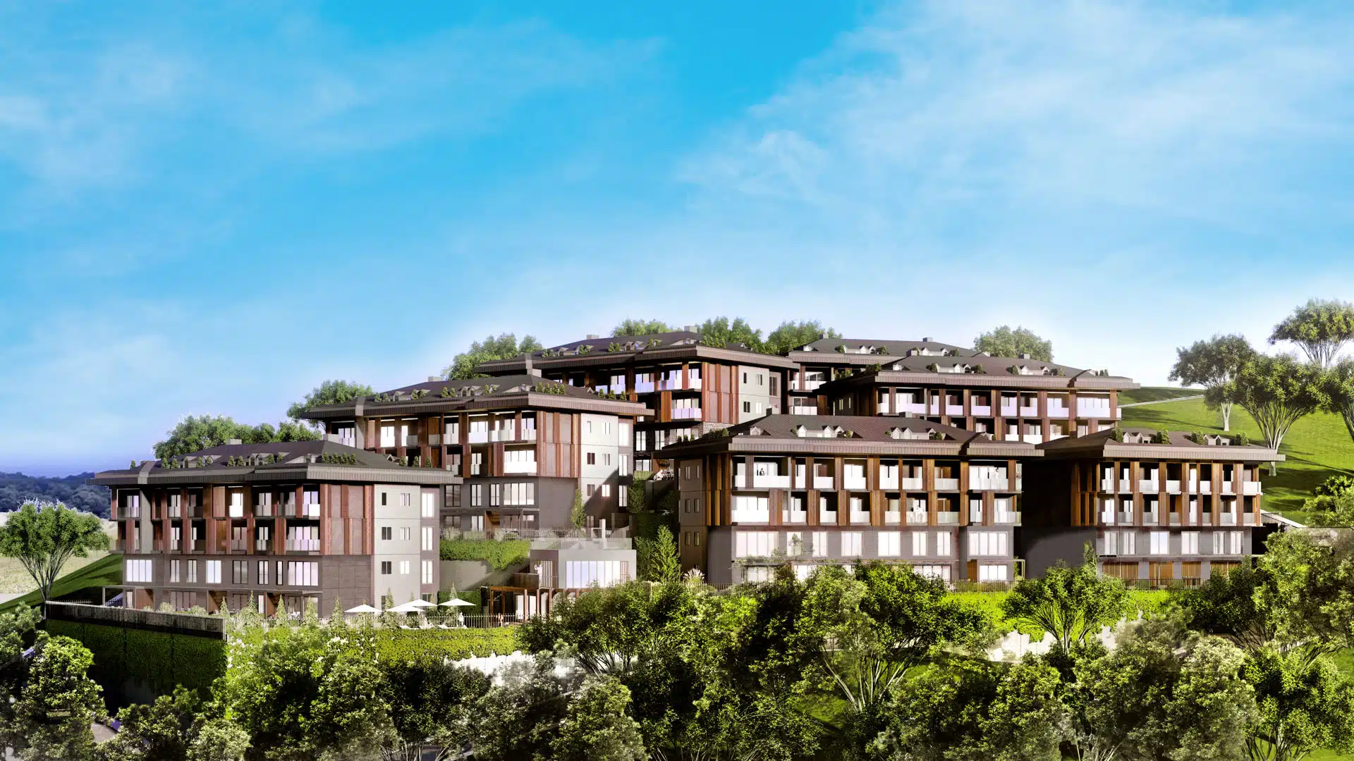 Apartment compound in the forests of Sariyer