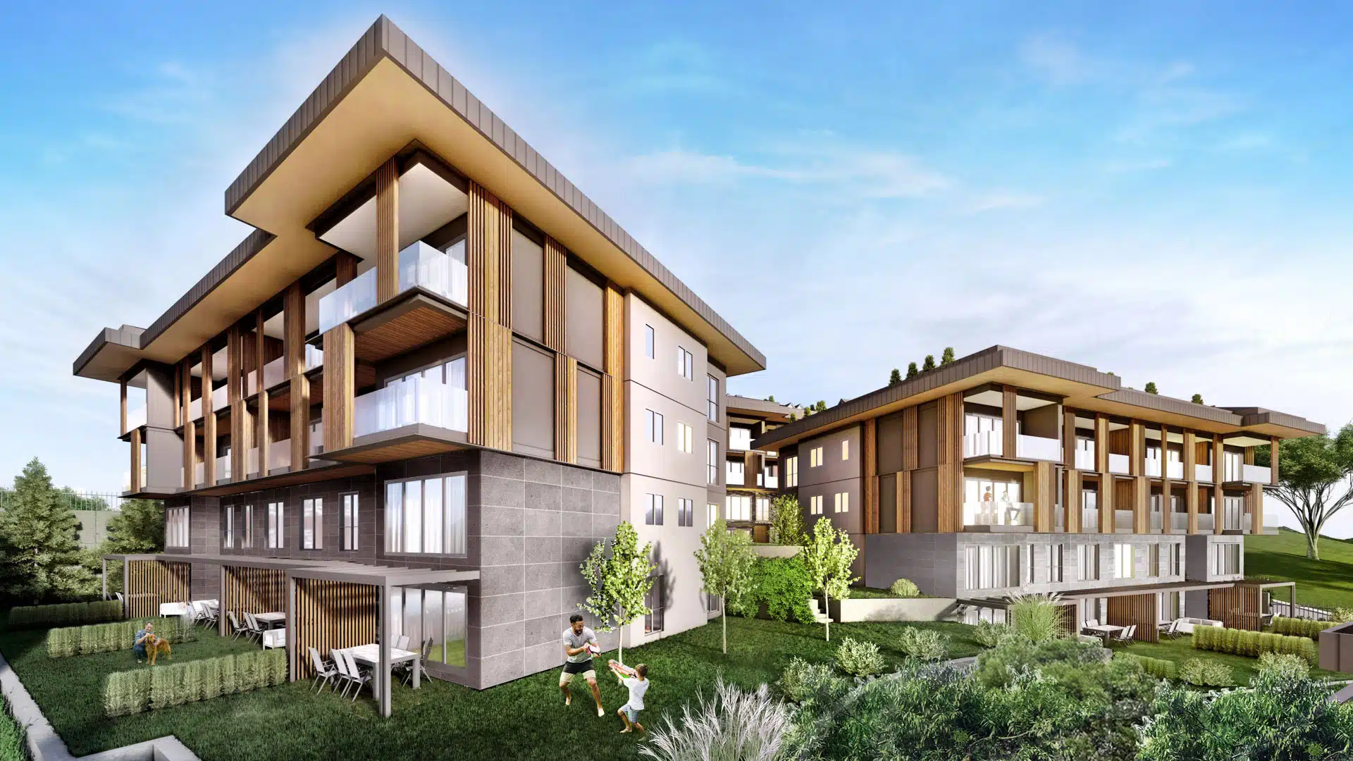 Apartment compound in the forests of Sariyer